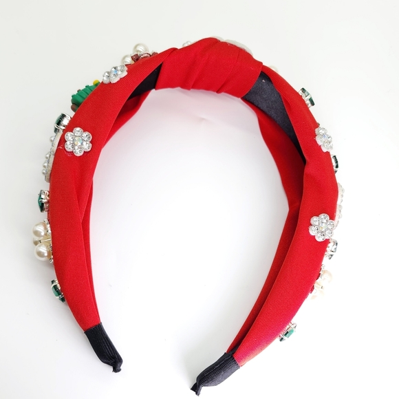 Mickey headband bling Christmas Rhinestones snowflake handmade crystals tree - Picture 9 of 16